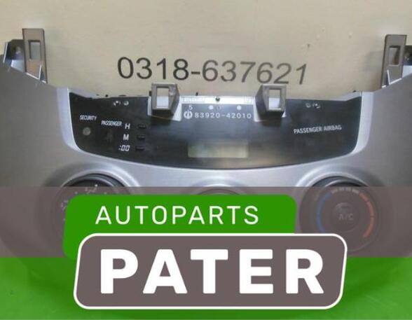 Heating & Ventilation Control Assembly TOYOTA RAV 4 III (_A3_)