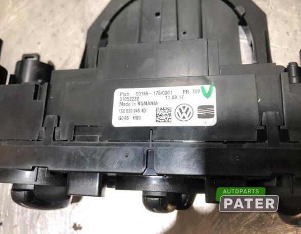 Heating & Ventilation Control Assembly VW UP! (121, 122, BL1, BL2, BL3, 123), VW LOAD UP (121, 122, BL1, BL2)