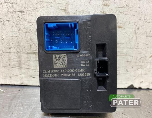 Control unit for heating and ventilation PEUGEOT 208 II (UB_, UP_, UW_, UJ_)