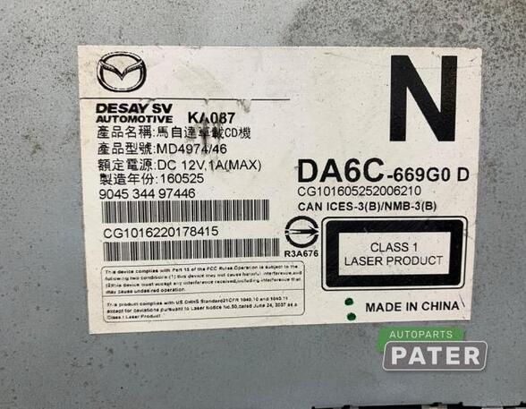 
CD-Wechsler Mazda CX-3 DK DA6C669G0D P20280656
