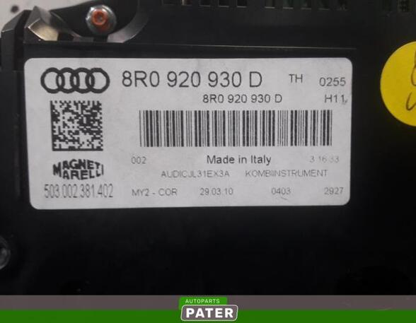 Toerenteller AUDI Q5 (8RB), AUDI Q5 Van (8RB)