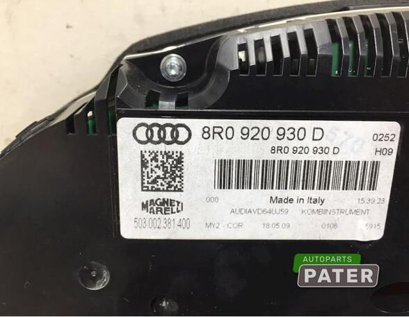 Toerenteller AUDI Q5 (8RB), AUDI Q5 Van (8RB)