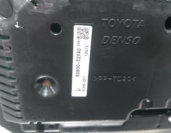 Tachometer (Revolution Counter) TOYOTA VERSO S (_P12_)