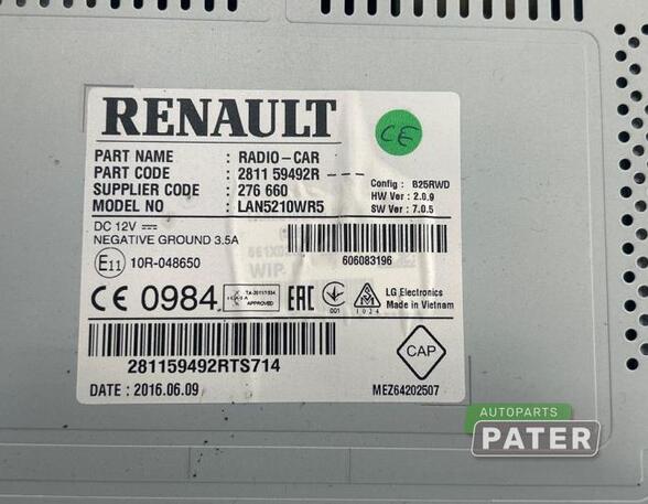 Aanwijsinstrument RENAULT CAPTUR I (J5_, H5_), RENAULT CLIO IV (BH_), RENAULT CLIO III (BR0/1, CR0/1)