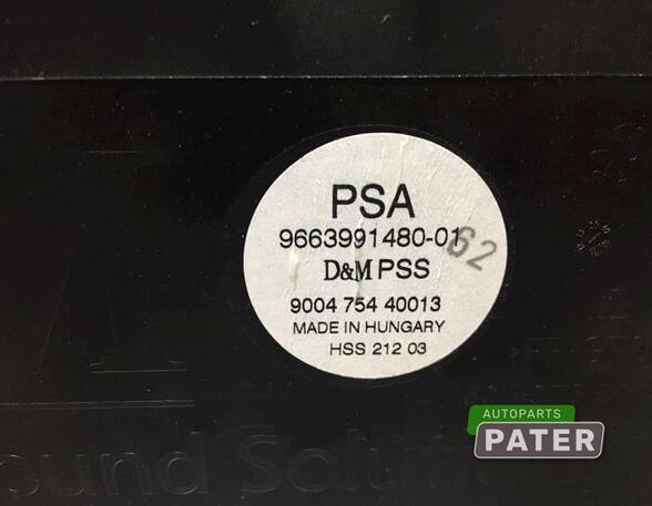 Loudspeaker CITROËN DS3, CITROËN C3 II (SC_), DS DS 3 (SA_)