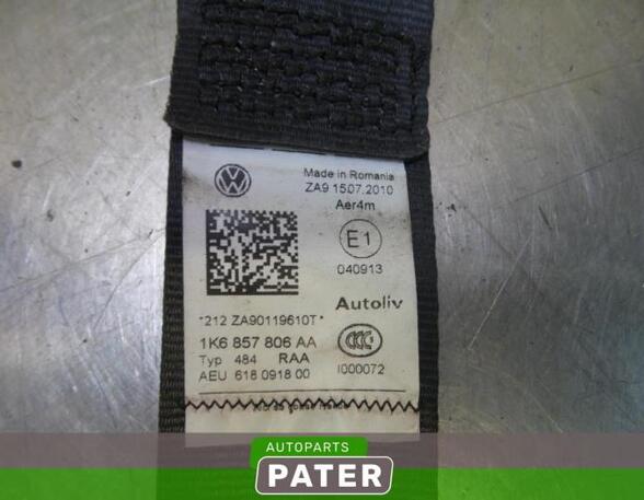 Safety Belts VW GOLF VI (5K1), VW GOLF VI Van (5K1_), VW GOLF VAN VI Variant (AJ5), VW GOLF V (1K1)