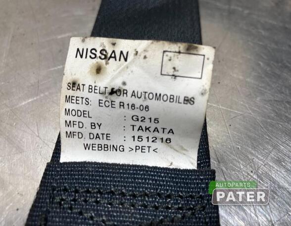 Safety Belts NISSAN QASHQAI II SUV (J11, J11_)