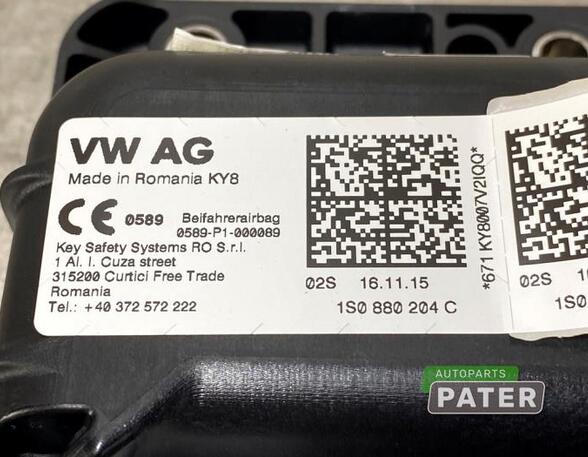 Passagier Airbag VW UP! (121, 122, BL1, BL2, BL3, 123), VW LOAD UP (121, 122, BL1, BL2)