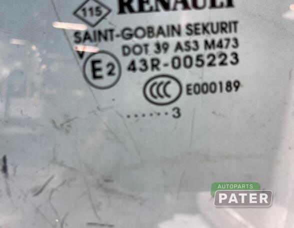 Door Glass RENAULT ZOE (BFM_), RENAULT ZOE Hatchback Van (BFM_)