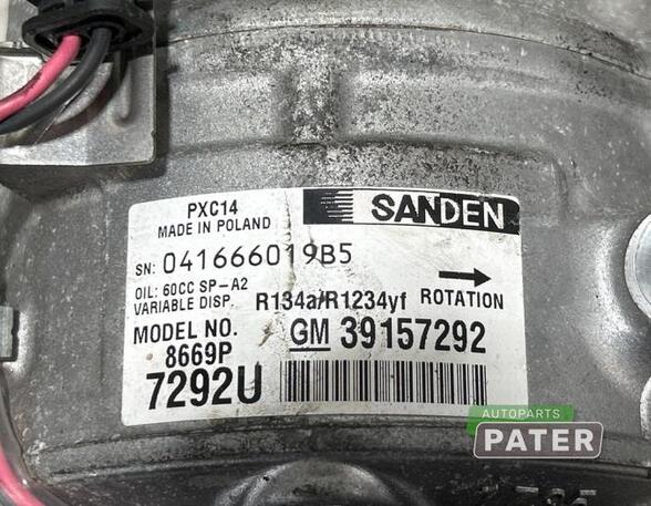 Air Conditioning Compressor OPEL ASTRA K Sports Tourer (B16)