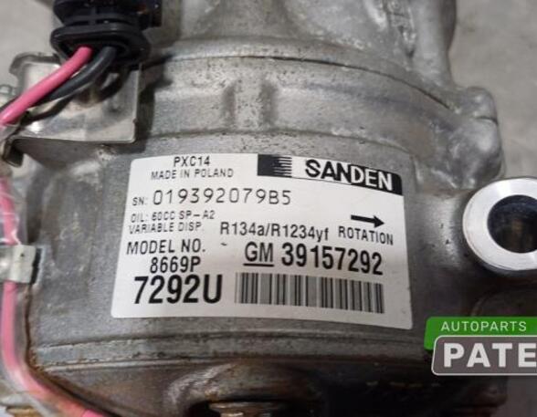 Air Conditioning Compressor OPEL ASTRA K Sports Tourer (B16)