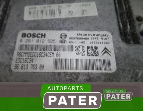 
Steuergerät Motor Peugeot 206 Schrägheck 2A/C EDC16C34 P6075378
