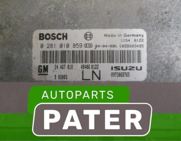 Steuergerät Motor Opel Astra G Caravan T98 0281010859 P4274278