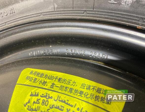 Spare Wheel PEUGEOT 308 II (LB_, LP_, LW_, LH_, L3_)