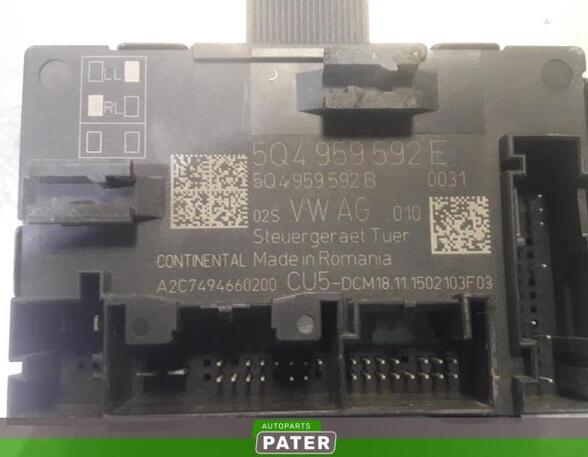 Central Locking System VW PASSAT B8 Variant (3G5, CB5), VW PASSAT ALLTRACK B8 Variant (3G5, CB5), VW PASSAT (3G2, CB2)