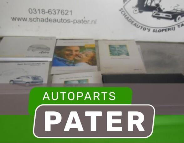 Operation manual OPEL ASTRA G Estate (T98)