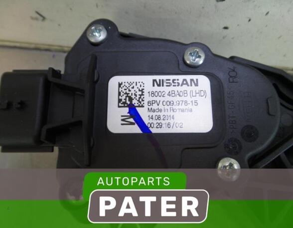 Accelerator pedal NISSAN QASHQAI II SUV (J11, J11_)