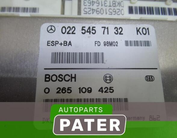 Control unit for electronic stability program ESP MERCEDES-BENZ A-CLASS (W168)