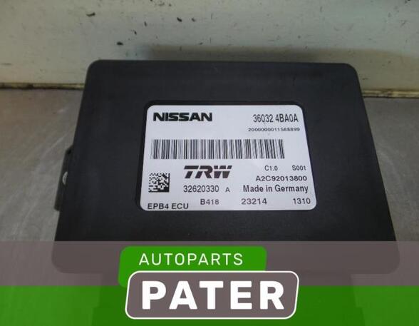 Control unit for fixing brake NISSAN QASHQAI II SUV (J11, J11_)