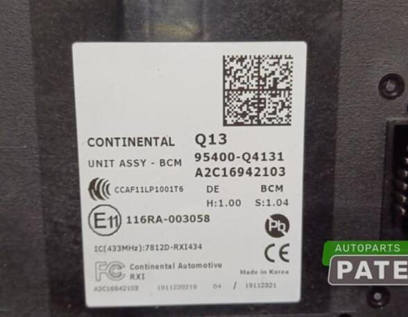 Control unit central electric (BCM) KIA NIRO I (DE)