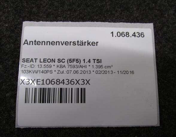 Audio-Versterker SEAT LEON (5F1), SEAT LEON SC (5F5)