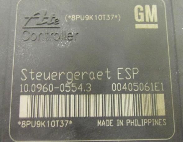 ABS Hydraulisch aggregaat OPEL ASTRA H Estate (A04)