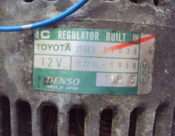 Dynamo (Alternator) TOYOTA Yaris (NCP1, NLP1, SCP1)