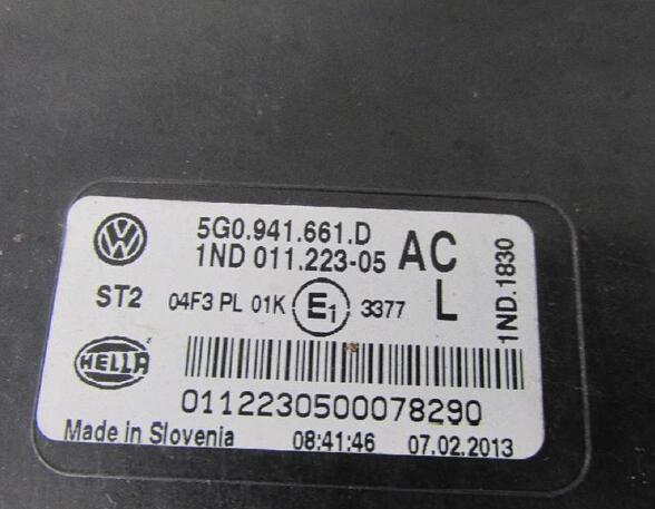 Mistlamp VW GOLF VII (5G1, BQ1, BE1, BE2)