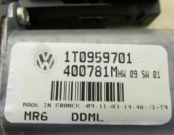 Elektrische motor raamopener VW Touran (1T1, 1T2)