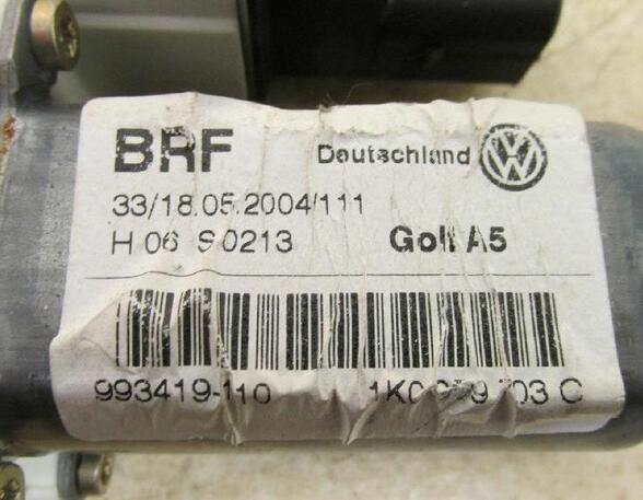 Electric Window Lift Motor VW Golf V (1K1)