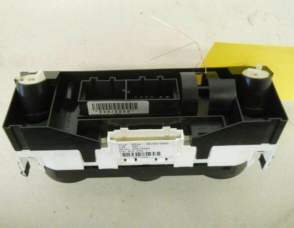 Heating & Ventilation Control Assembly VW Fox Schrägheck (5Z1, 5Z3, 5Z4)