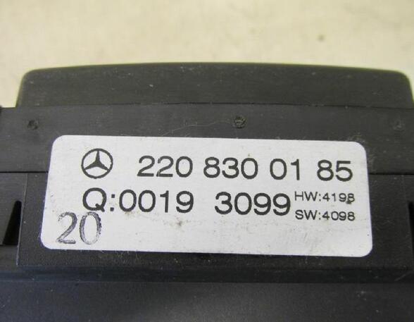 Heating & Ventilation Control Assembly MERCEDES-BENZ S-Klasse (W220)