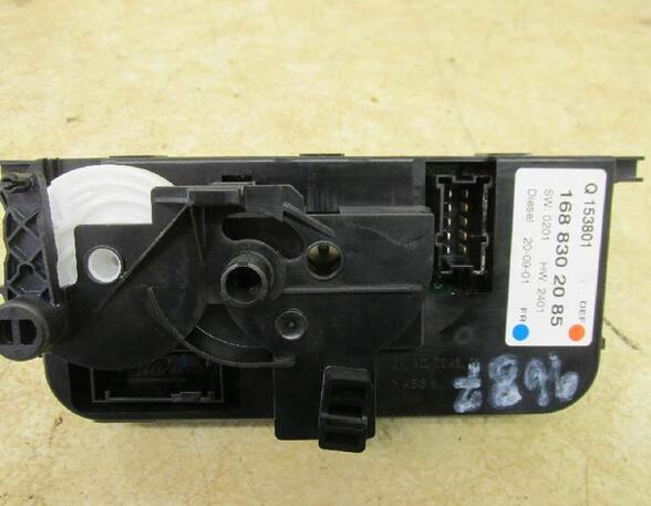 Heating & Ventilation Control Assembly MERCEDES-BENZ A-Klasse (W168)