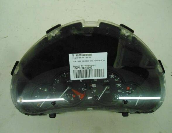 Instrument Cluster PEUGEOT 206 SW (2E/K)