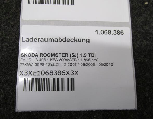 Kofferruimteafdekking SKODA ROOMSTER (5J7)