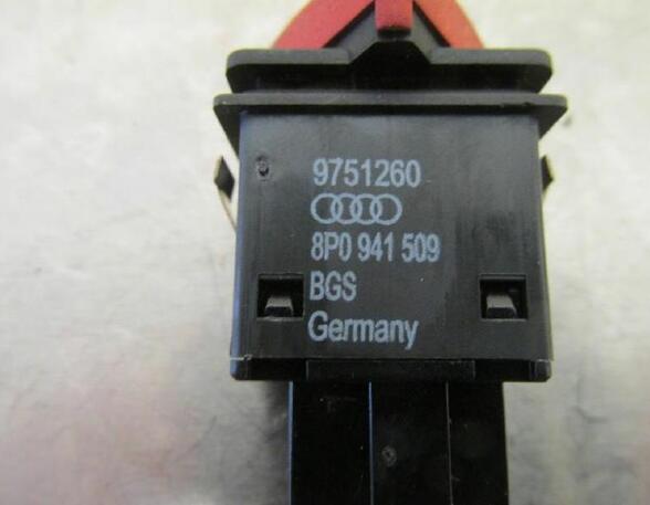 Switch for hazard light AUDI A3 (8P1), AUDI A3 Sportback (8PA)