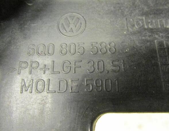 Frontblech / Schloßträger  VW POLO (9N_) 1.4 TDI 51 KW
