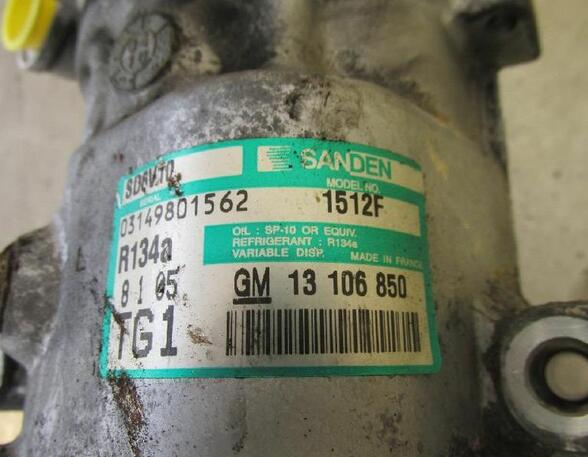 Air Conditioning Compressor OPEL Corsa C (F08, F68)