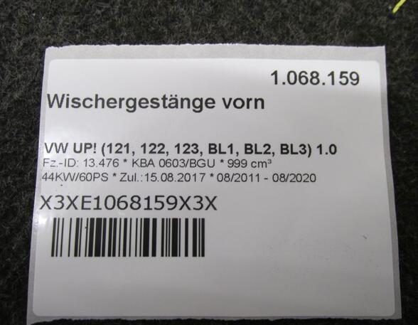 Ruitenwisserstangen VW UP! (121, 122, BL1, BL2, BL3, 123)