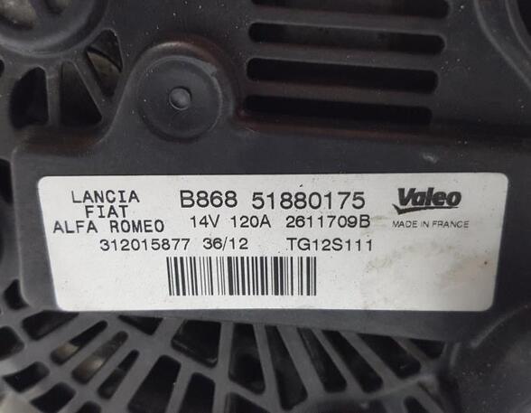 Alternator FIAT Grande Punto (199), FIAT Punto (199), FIAT Punto Evo (199)