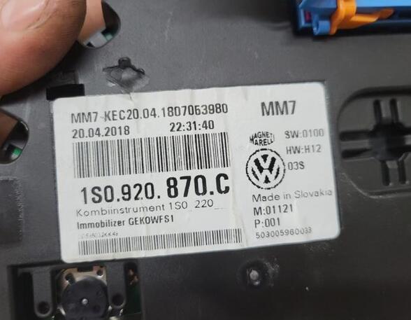 Control unit VW UP! (121, 122, 123, BL1, BL2, BL3)