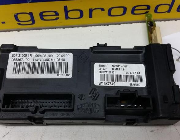 Control unit RENAULT MEGANE III Hatchback (BZ0/1_, B3_)