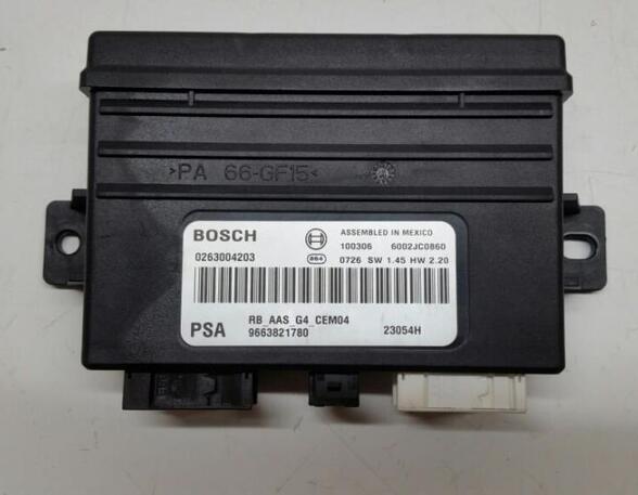 Control unit for parking support PEUGEOT 308 I (4A, 4C), PEUGEOT 308 SW I (4E, 4H)