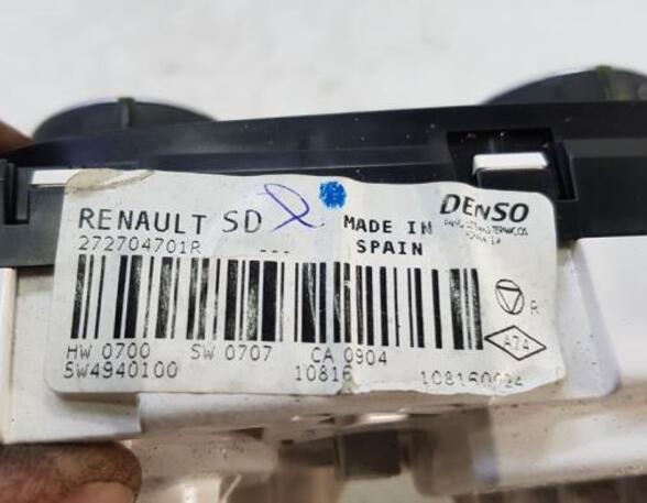 Heating & Ventilation Control Assembly RENAULT Captur I (H5, J5), RENAULT Clio IV (BH), RENAULT Clio III (BR0/1, CR0/1)