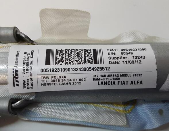 Roof Airbag FIAT 500 (312), FIAT 500 C (312), FIAT 500/595/695 (312), FIAT 500C/595C/695C (312)