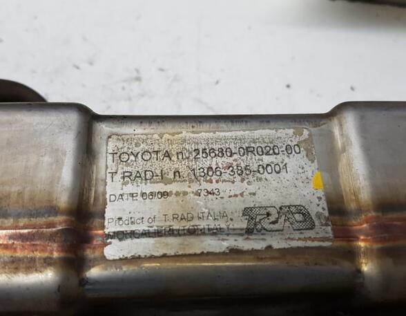 Cooler for exhaust recuperation TOYOTA COROLLA Verso (ZER_, ZZE12_, R1_)