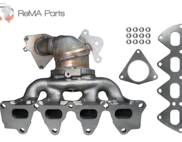 Abgaskruemmer-Katalysator RENAULT MEGANE I 1.4 16V (BA0D, BA1H, BA0W, BA10) (BA0/1) K4J 750 70KW 99-03