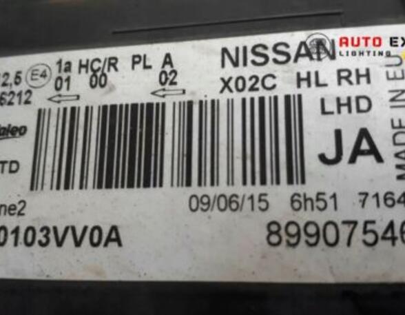 Headlights NISSAN 100NX (B13) 89907547 + 89907546