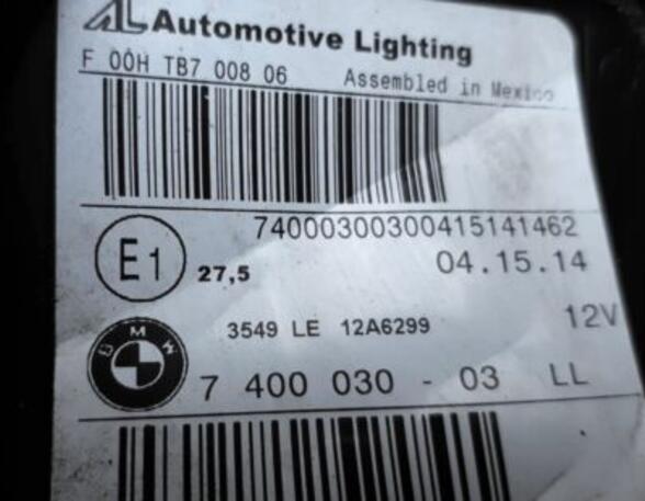 Headlights BMW 1500-2000 (115, 116, 118, 121) 7400030-03