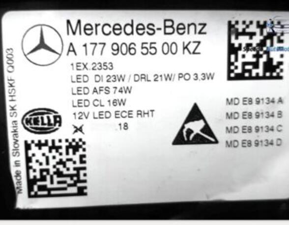 Headlights MERCEDES-BENZ /8 (W114) A1779065500KZ